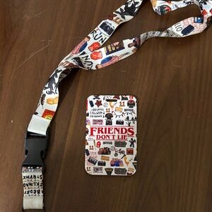 Stylish Friends Don't Lie Phone Case with Lanyard